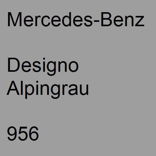 Mercedes-Benz, Designo Alpingrau, 956.